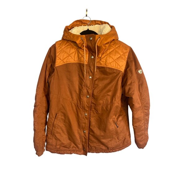 KÜHL CELESTE Sherpa-Lined Feild Jacket Women's Large Mocha Rust NWT MSRP$199 - Picture 9 of 16